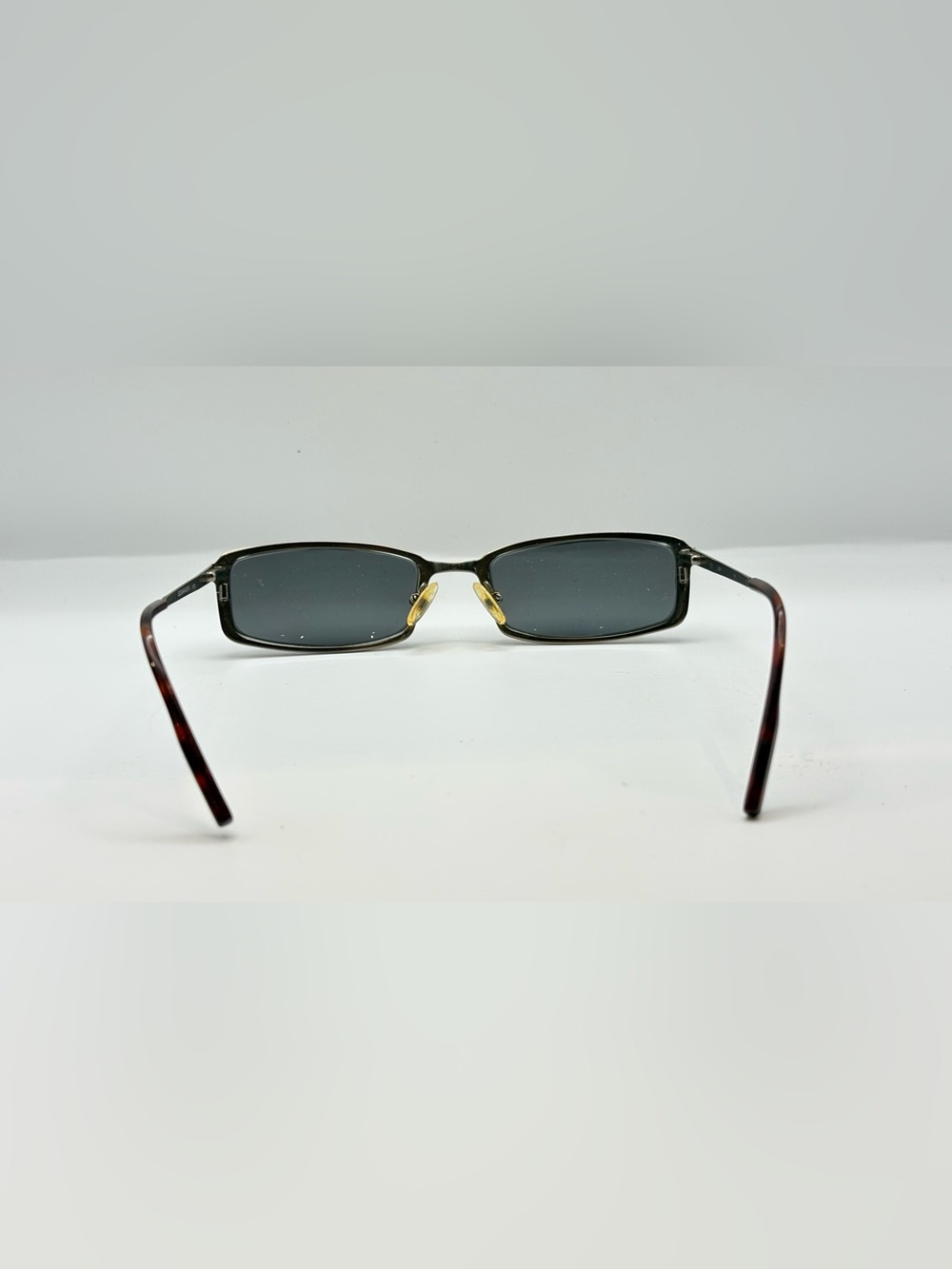 BCBGMaxAzria Gunmetal Oval Metal Sunglasses Frames Only - Picture 7 of 9